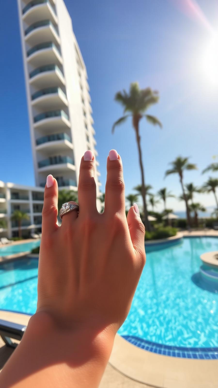 OBJKTS travel ring styling — Pool day